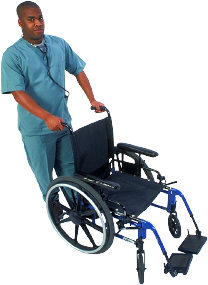 doctor and wheelchair